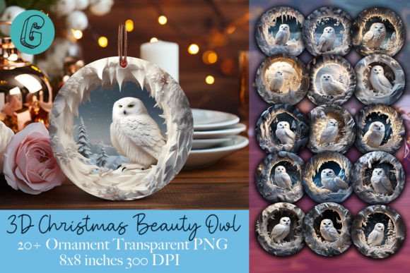 3D Cute Owl Christmas Ornament Bundle Review