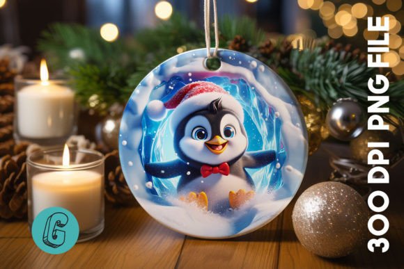 3D Penguin Christmas Ornament Front 08 Review
