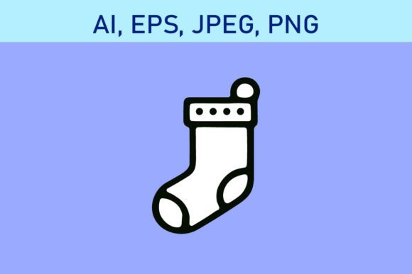 Black and White Christmas Socks: A Designer's Review of Illustrations