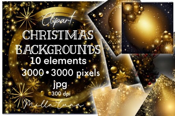 CHRISTMAS CARD, Digital Paper,Background for Illustrations