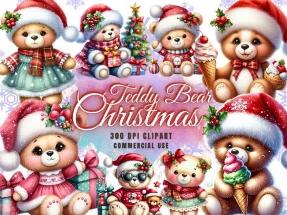 Christmas Clipart PNG Teddy Bear Clipart Review