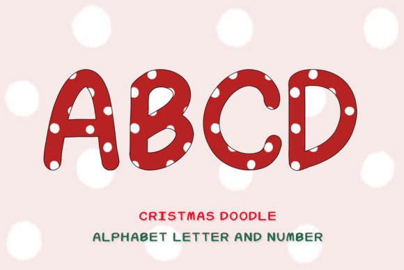 Christmas Doodle Alphabet Letter 12 Review for Illustrations