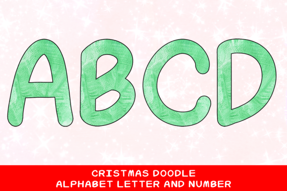 Christmas Doodle Alphabet Letter 24 Review