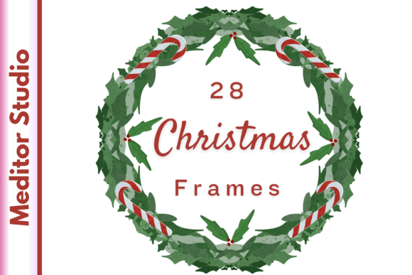 Christmas Frames 2023 Collection: A Designer's Review of Premium Illustrations