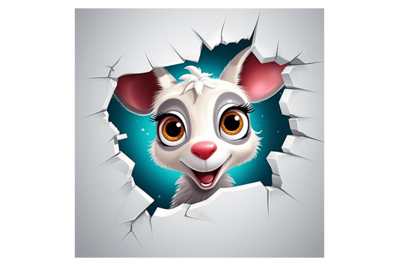 Christmas Goat Broken Wall Illustrations Review