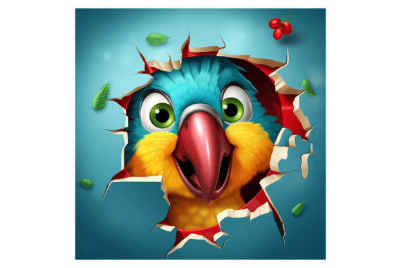 Christmas Parrot Broken Wall 2 Review: Premium Illustrations for Sellers