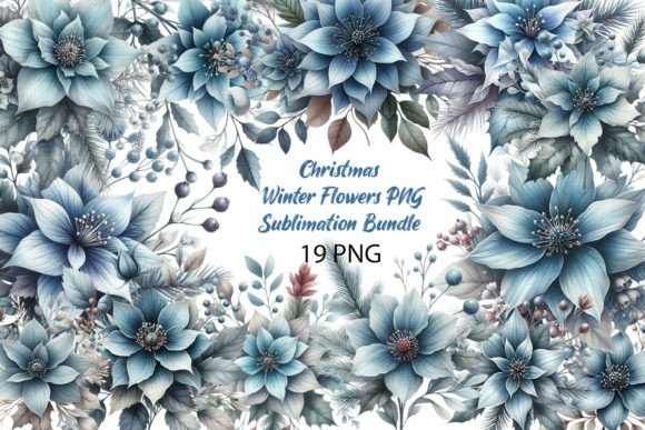 Christmas Winter Flowers PNG Sublimation: A Review for Sellers