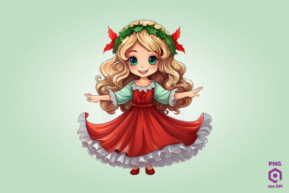 Cute Chibi Christmas Virgo Clipart Review