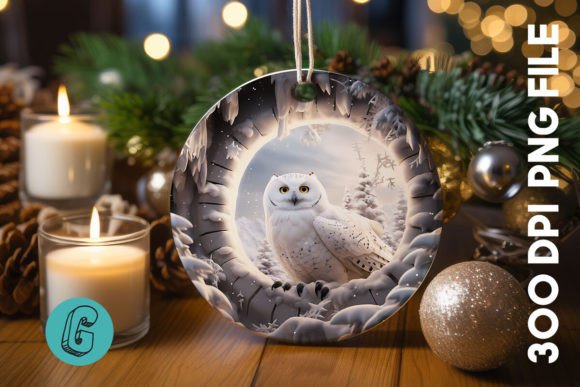 Cute Owl Christmas Ornament PNG 12 Review