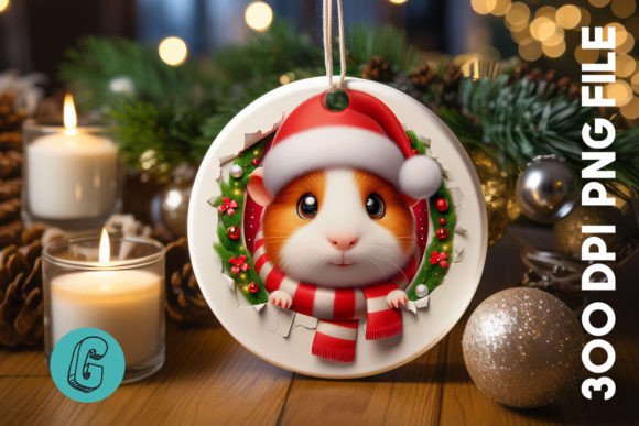 Guinea Pig Christmas Ornament Front 16: A Designer's Review