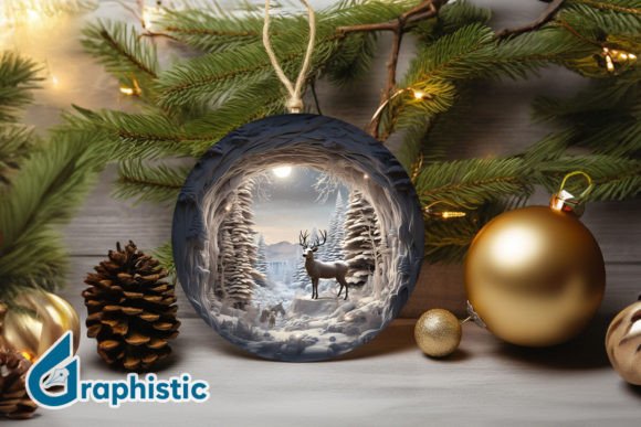 Reindeer Christmas Ornament PNG 06: A Designer's Real-World Review